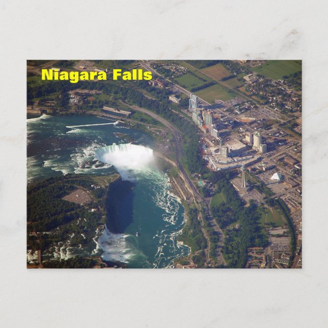 Niagara Falls From Above Postcard (Front)