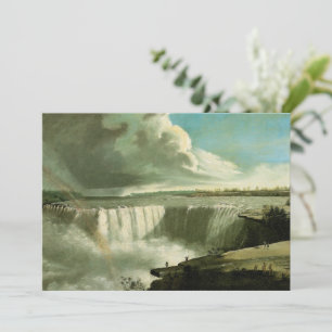 Niagara Falls From Table Rock by John Vanderlyn Invitation