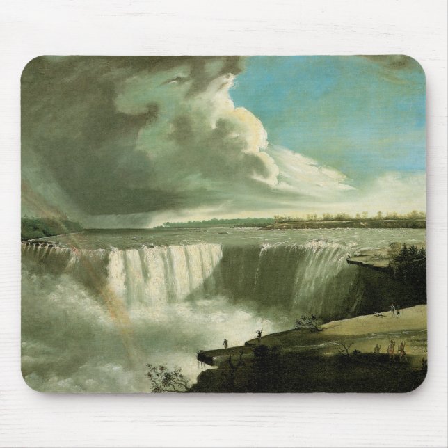 Niagara Falls From Table Rock by John Vanderlyn Mouse Pad (Front)