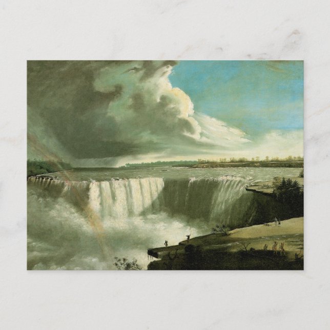 Niagara Falls From Table Rock by John Vanderlyn Postcard (Front)