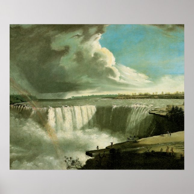 Niagara Falls From Table Rock by John Vanderlyn Poster (Front)