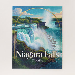 Niagara Falls Horseshoe Falls Ontario Travel Jigsaw Puzzle