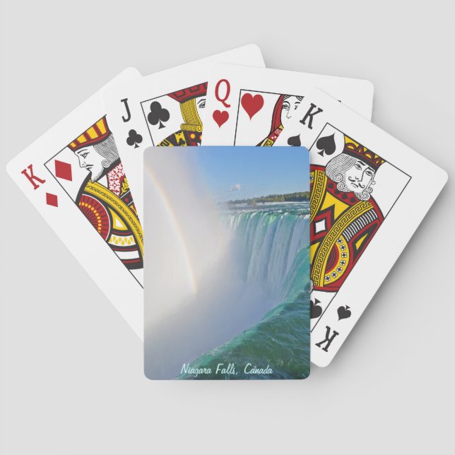 Niagara Falls Horseshoe Falls & Rainbow Playing Cards (Back)