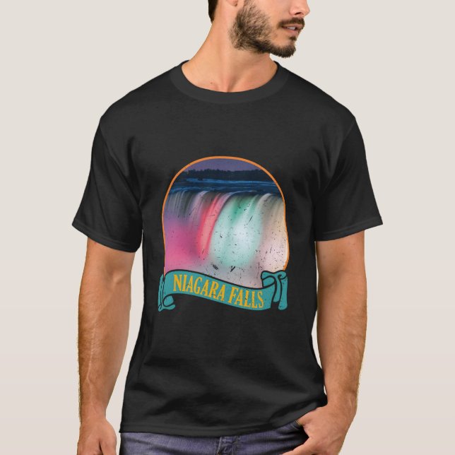 Niagara Falls Illustration T-Shirt (Front)