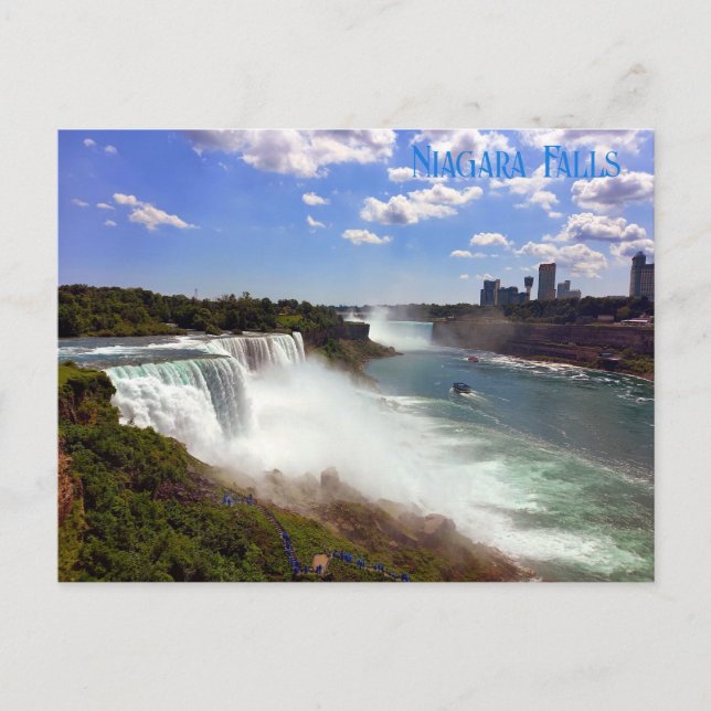 Niagara Falls im Sommer Postcard (Front)