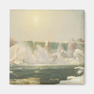 Niagara Falls in Winter (Ice in the Water) Magnet
