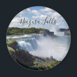 Niagara Falls Magnet<br><div class="desc">Niagara Falls as seen from New York State. This amazing waterfall boasts 700, 000 gallons of water travelling down Niagara Falls every second.</div>