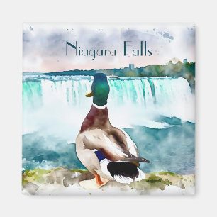 Niagara Falls Mallard Duck Souvenir  Magnet