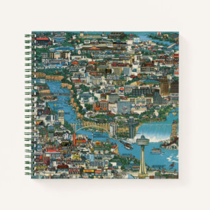 Niagara Falls Map Notebook