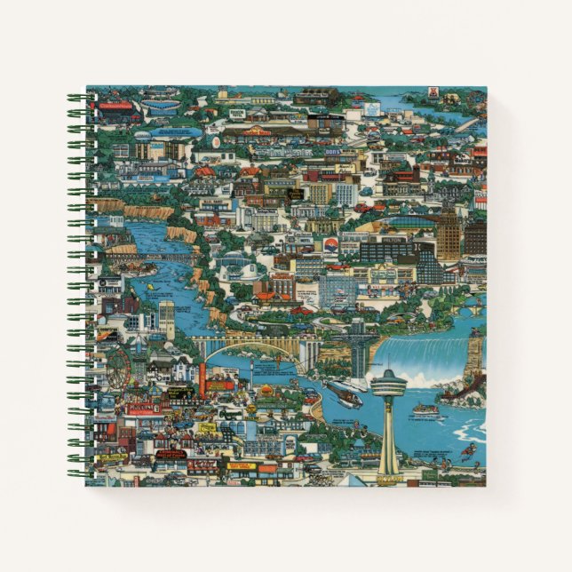 Niagara Falls Map Notebook (Front)