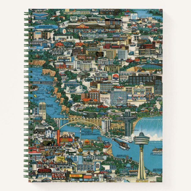 Niagara Falls Map Notebook (Front)