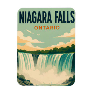💦 Niagara Falls Modern Landmark Style 💦 Magnet