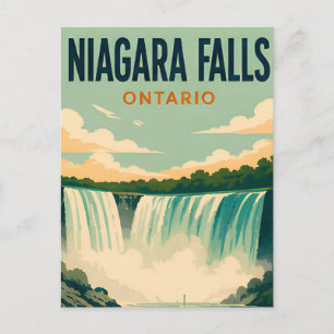 💦 Niagara Falls Modern Landmark Style 💦 Postcard