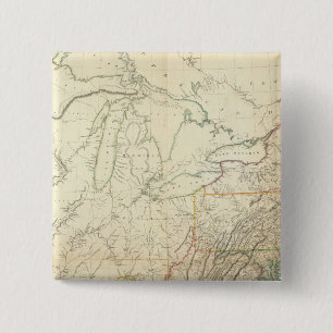 Niagara Falls, New York 2 Inch Square Button