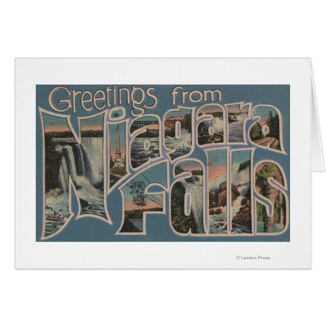 Niagara Falls, New York - Grandes Lettres Scènes 4 (Devant horizontal)