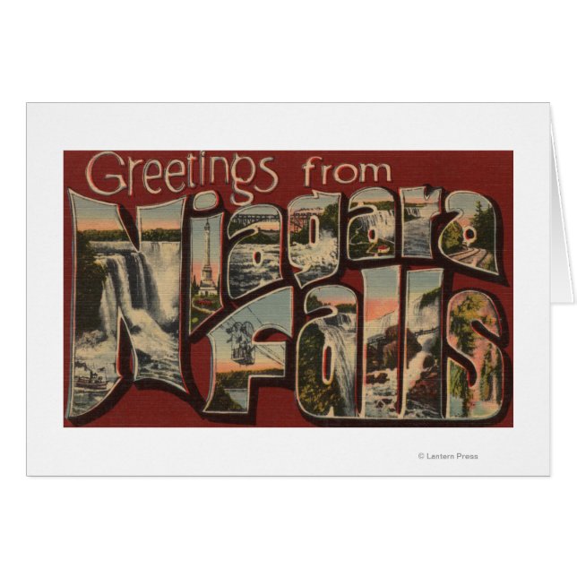 Niagara Falls, New York - Large Letter Scenes 5 (Front Horizontal)