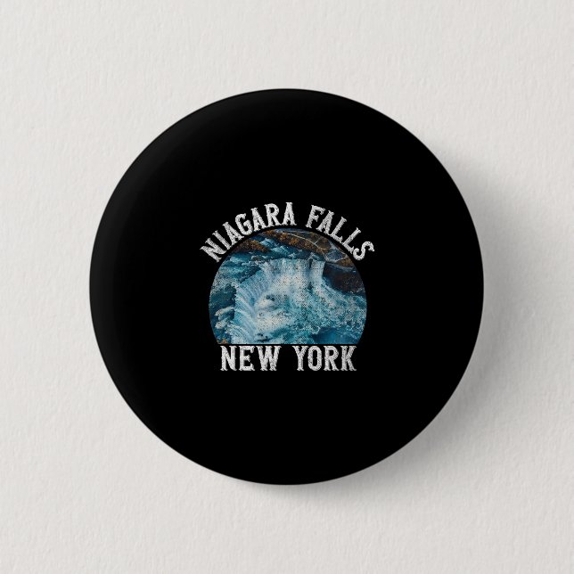 Niagara Falls New York Ny  2 Inch Round Button (Front)