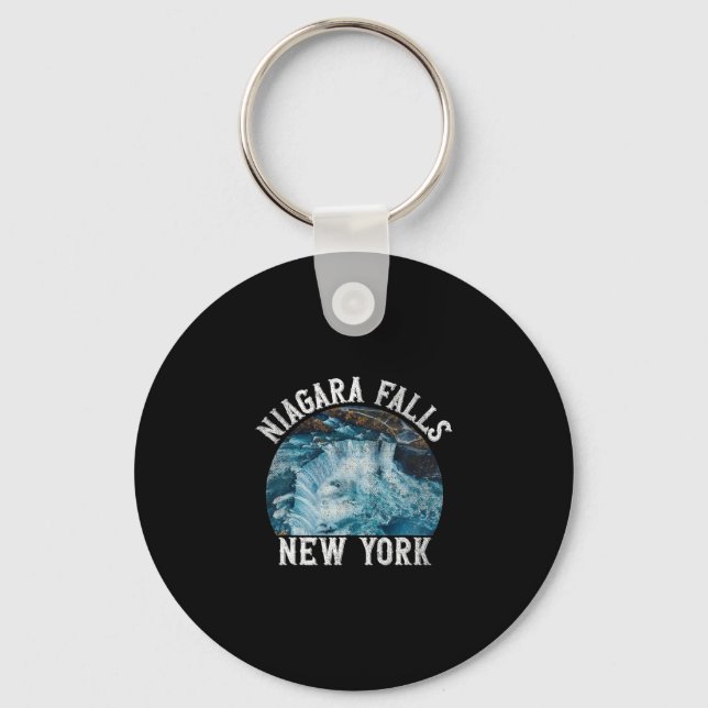 Niagara Falls New York Ny  Keychain (Front)