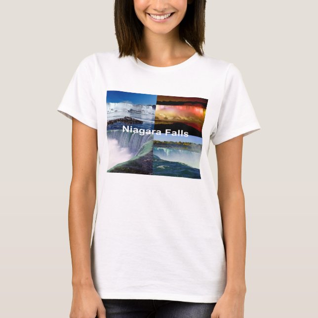 Niagara Falls New York Photo Views T-Shirt (Front)