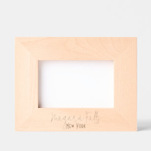 Niagara Falls, New York Travel Souvenir Etched Frames