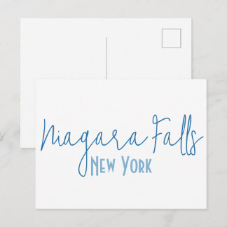 Niagara Falls, New York Travel Souvenir Postcard