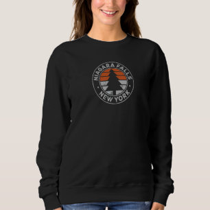 Niagara Falls New York Vintage Graphic Retro 70s Sweatshirt