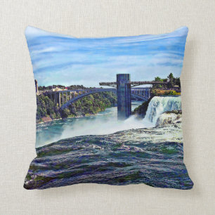 Niagara Falls NY: Prospect Point Observation Tower Throw Pillow