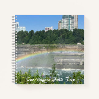Niagara Falls NY Rainbow Notebook