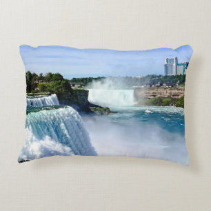 Niagara Falls NY - View From the American Side Accent Pillow