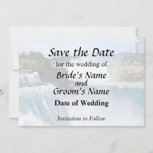 Niagara Falls NY - View From the American Side Save The Date