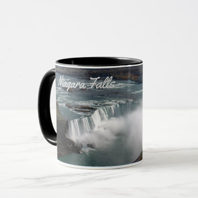 Niagara Falls on a coffee mug (Front Left)