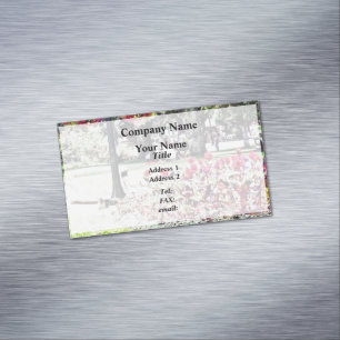 Niagara Falls ON - Queen Victoria Park Magnetic Business Card