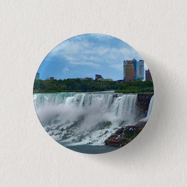 Niagara Falls on the Canadian Side  1 Inch Round Button (Front)