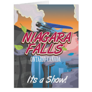 Niagara Falls Ontario Affiche de voyage du Canada