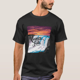 Niagara Falls Ontario Canada Sunset T-Shirt