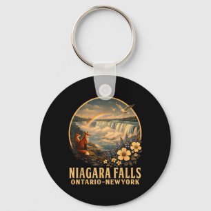 Niagara Falls Ontario New York Travelling Nature Keychain