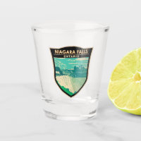 Niagara Falls Ontario Travel Art Vintage