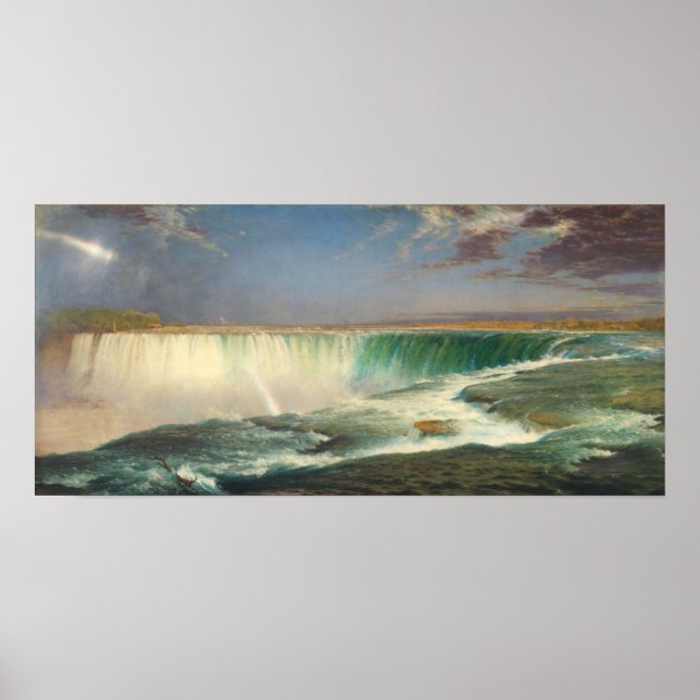 Niagara Falls Painting Poster (Front)
