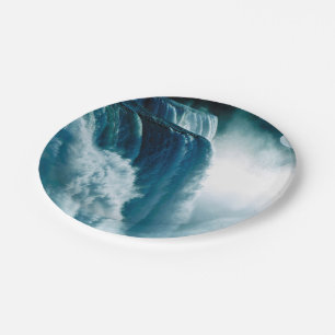 Niagara Falls Paper Plate