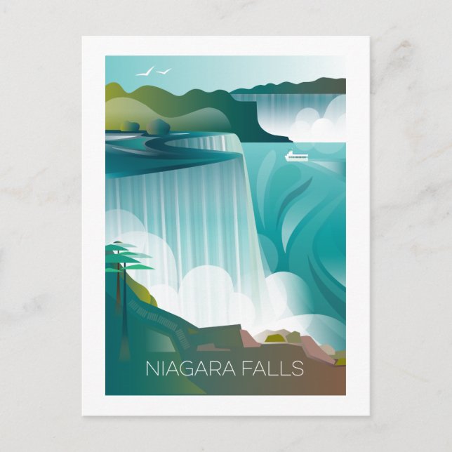 Niagara Falls Postcard (Front)