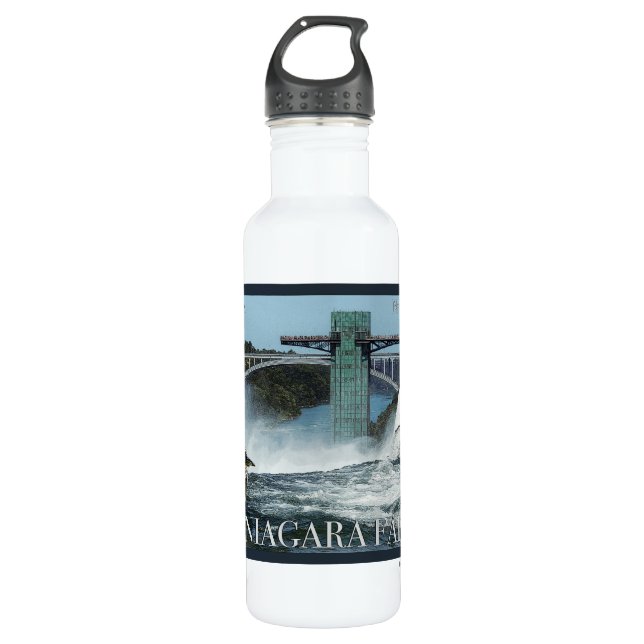 Niagara Falls Poster 710 Ml Water Bottle (Front)