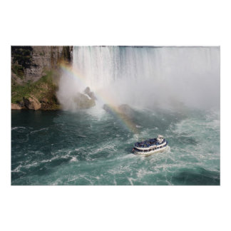 Niagara Falls Rainbow Cruise Waterfall Art Poster