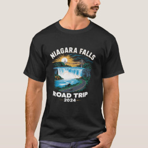 Niagara Falls Road Trip 2024 Family Trip Summer Va T-Shirt