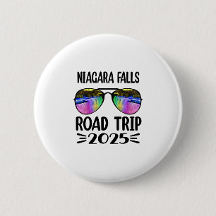 Niagara Falls Road Trip 2025 Family Trip Vacation 2 Inch Round Button