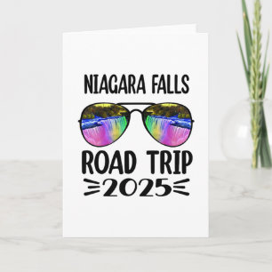 Niagara Falls Road Trip 2025 Family Trip Vacation  Card