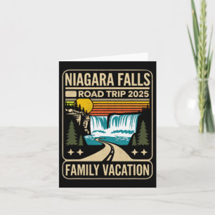 Niagara Falls Road Trip 2025 Family Vacation  Card