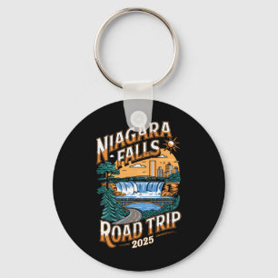 Niagara Falls Road Trip 2025 - Summer Vacation  Keychain
