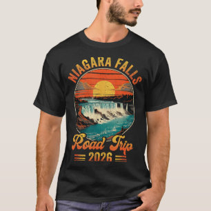 Niagara falls road trip 2026 summer vacation famil T-Shirt