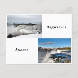 Niagara Falls  Seasons Postcard