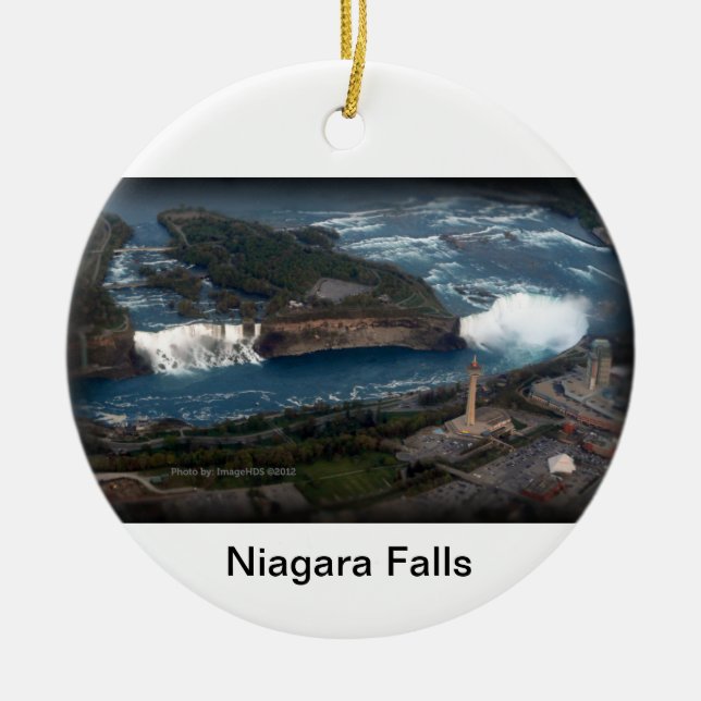 Niagara Falls souvenir & gift Ceramic Ornament (Front)
